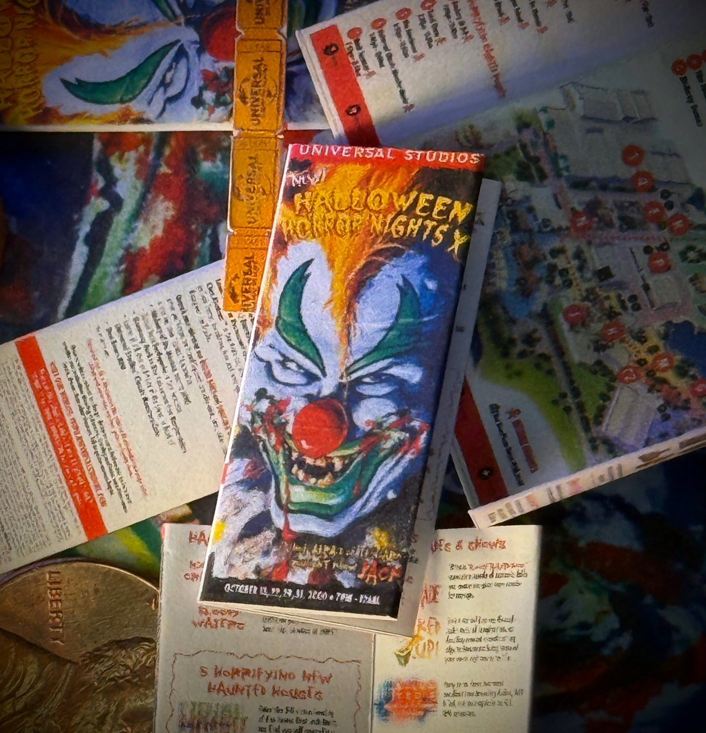 Morbid Minis: Halloween Horror Nights X Mini Paper Map
