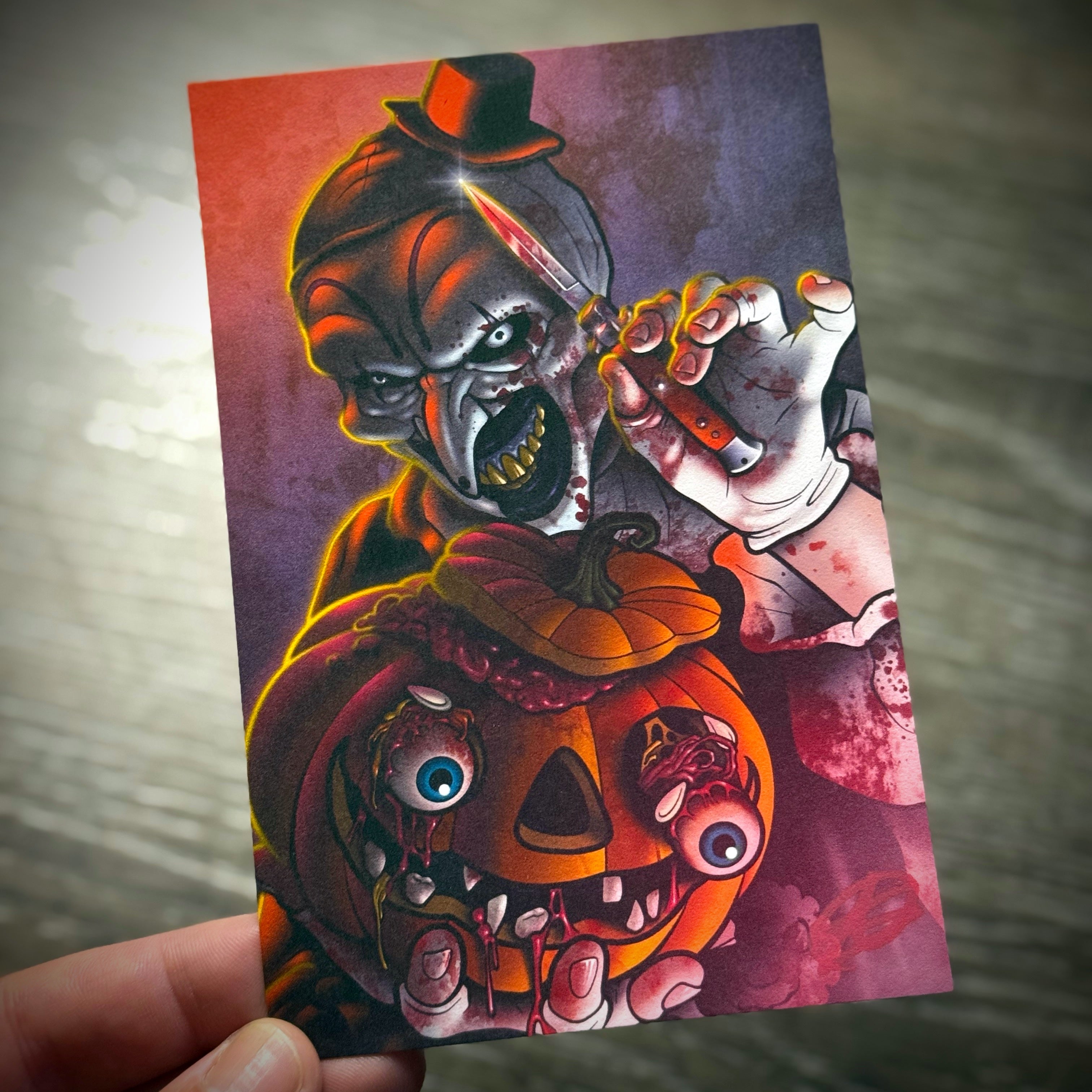 Art the Clown Mini Print – candycorncrypt