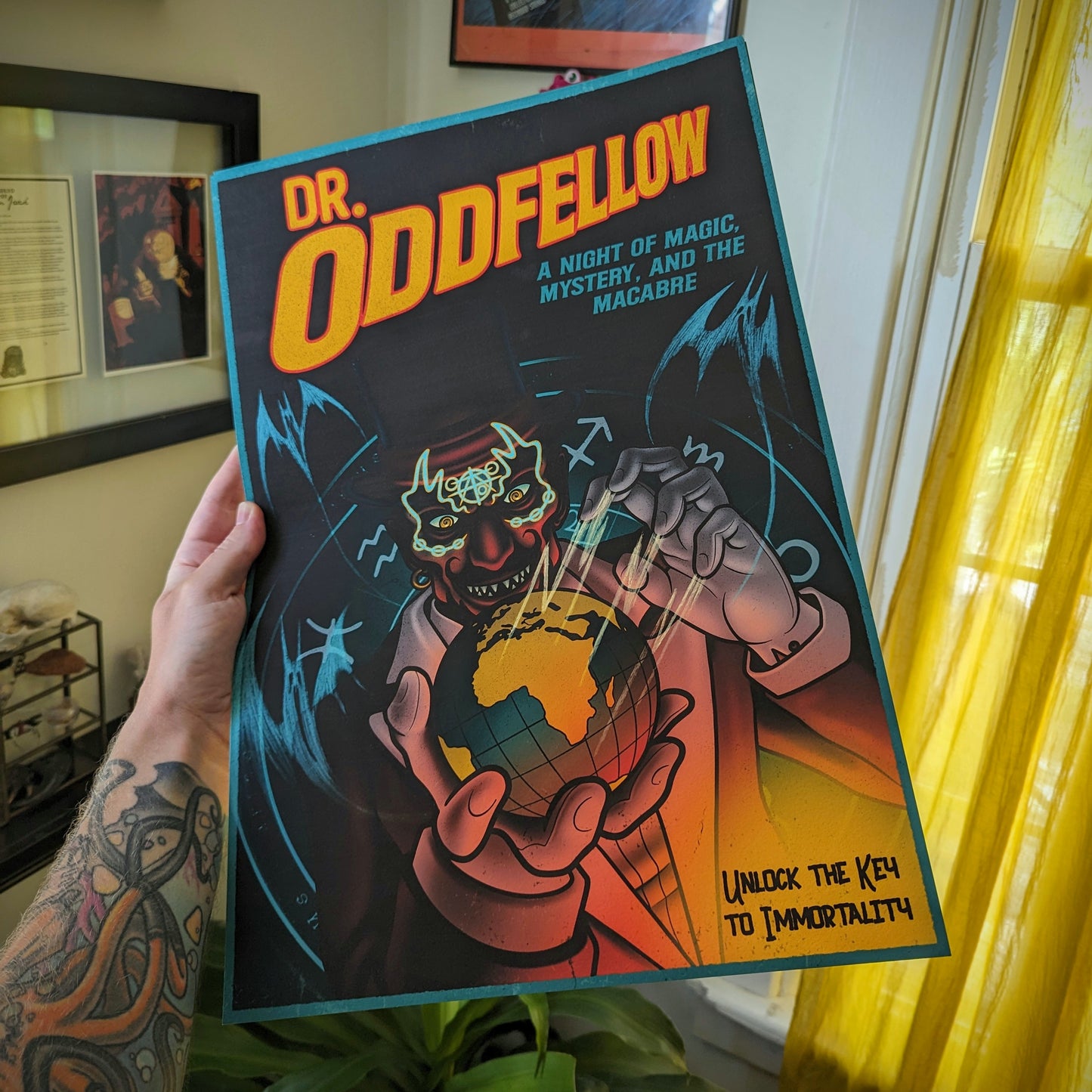 Halloween Horror Nights 32: 'Dr. Oddfellow' Fine Art Print