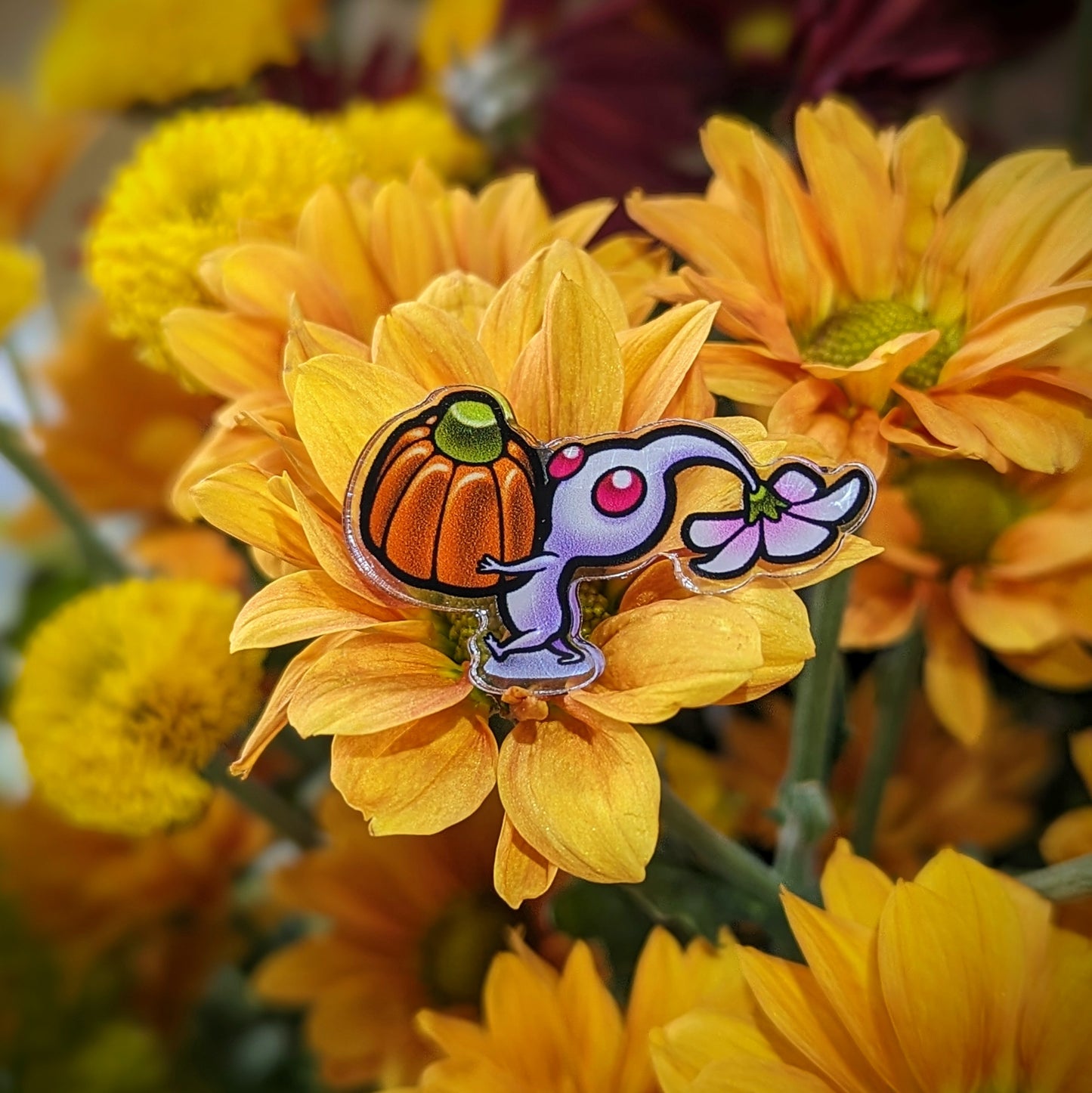 Pikmin Pumpkin Pin