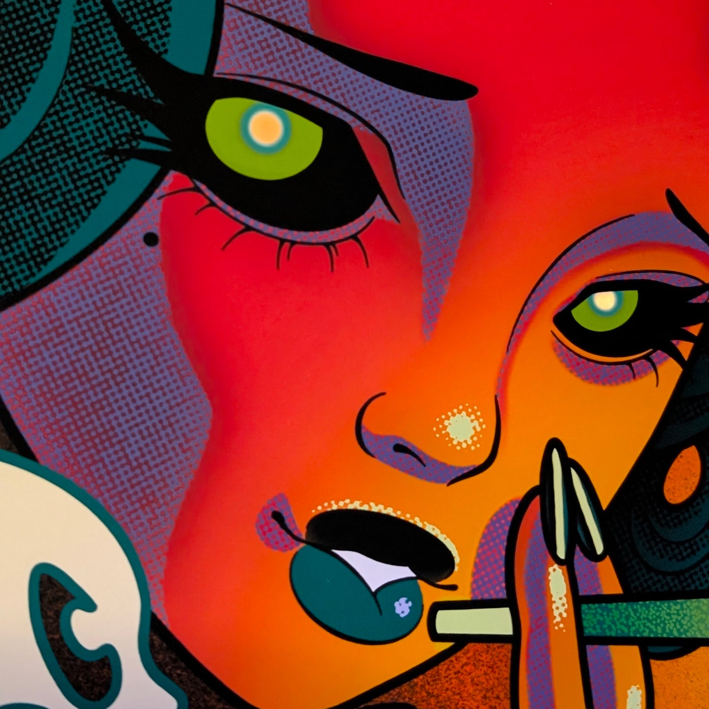 'The Devil's Eyes' Poster (Final Flame Edition Glow-in-the-Dark Eyes)