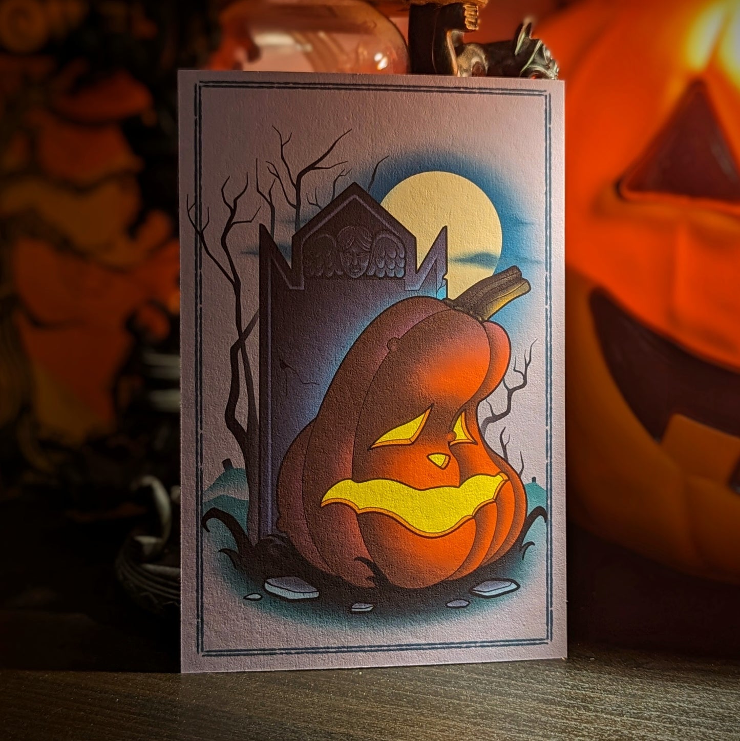 Petrified Pumpkin Mini Print