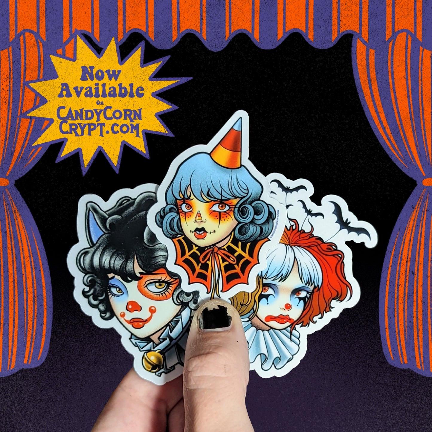 Troupe of Terrors Sticker Pack