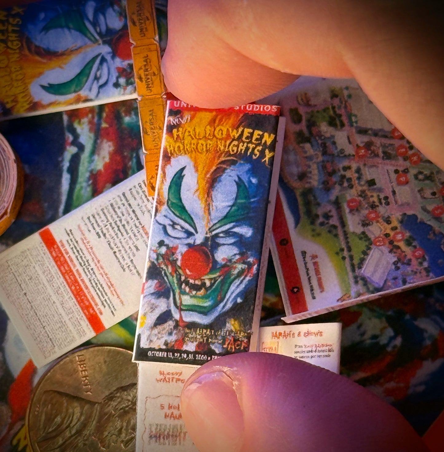 Morbid Minis: Halloween Horror Nights X Mini Paper Map