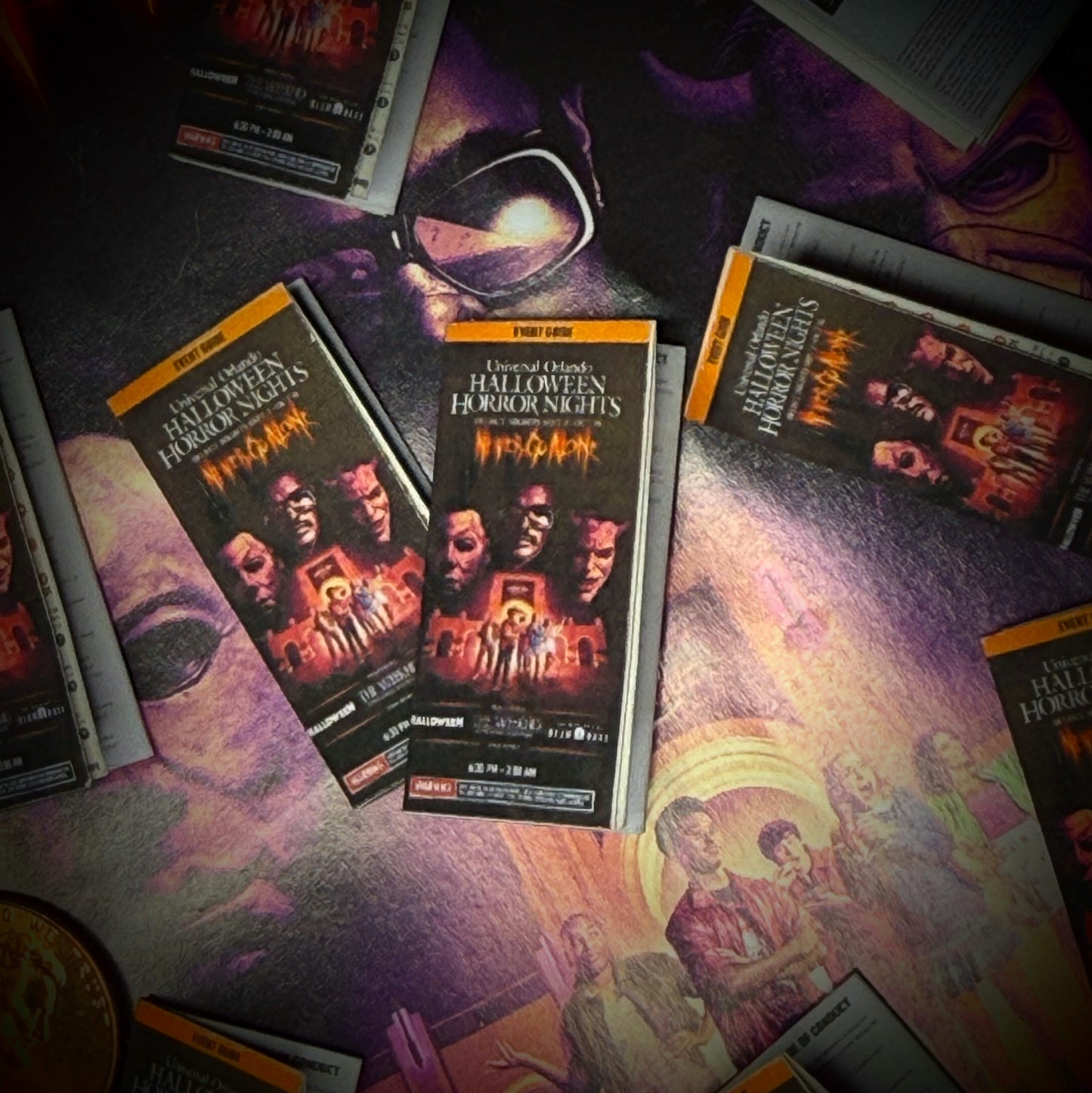 Morbid Minis: Halloween Horror Nights 31 Paper Map