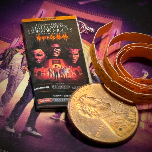 Morbid Minis: Halloween Horror Nights 31 Paper Map