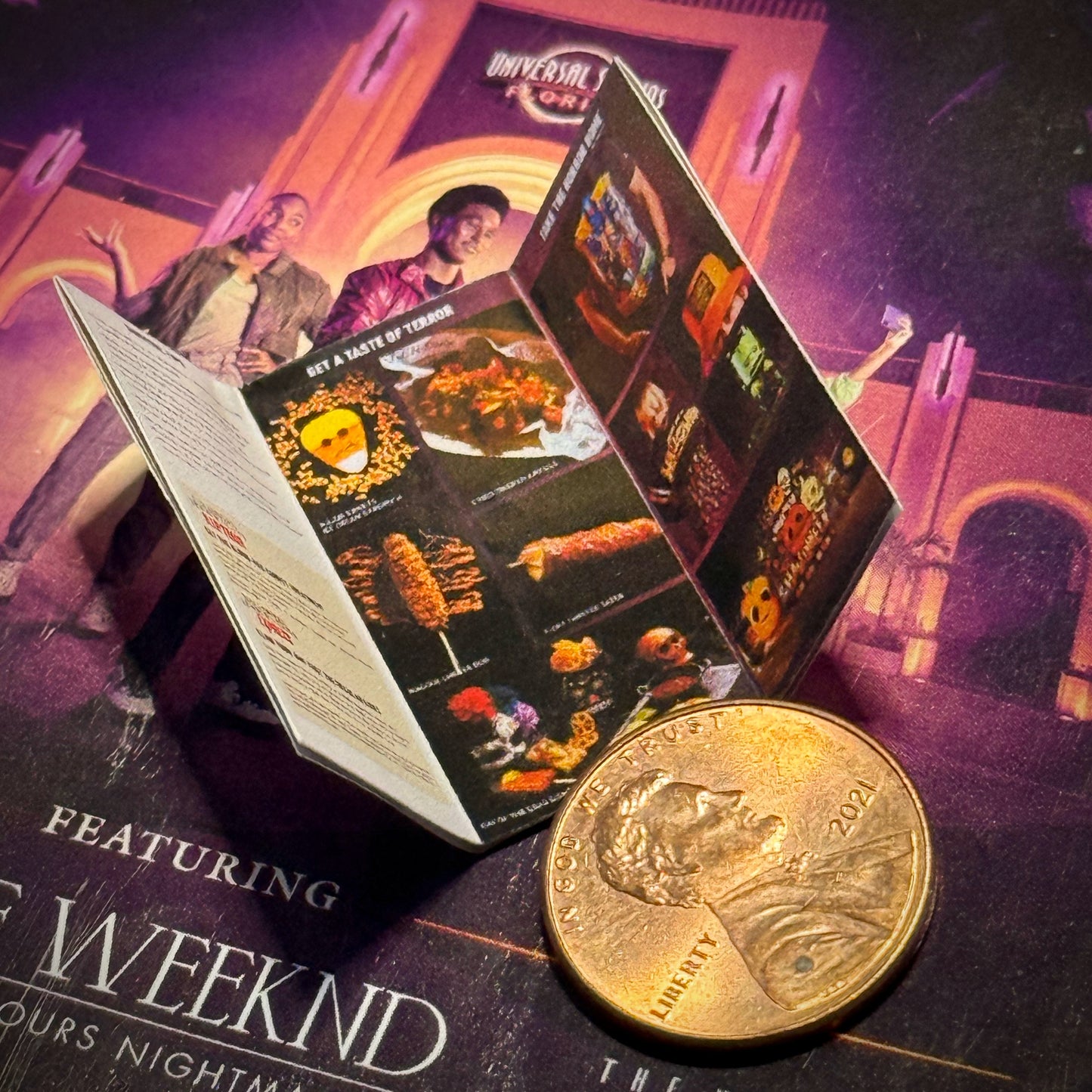 Morbid Minis: Halloween Horror Nights 31 Paper Map