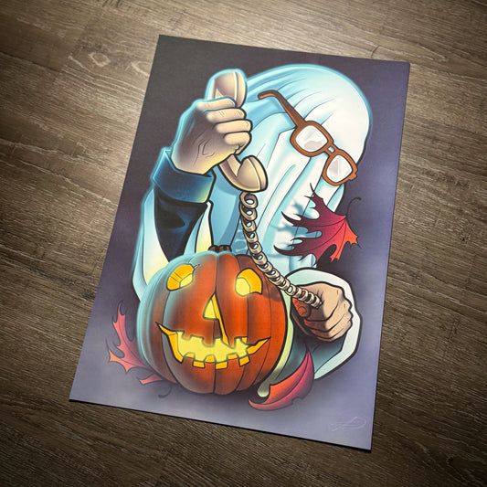 Halloween House Calls Poster Print