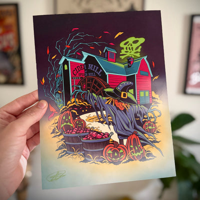 Cider Mill at Spider Hill Print