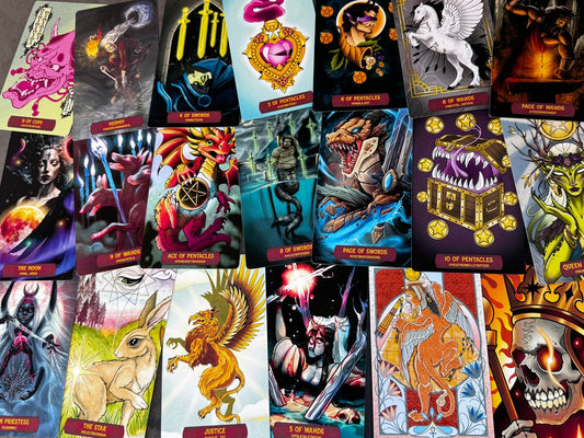 Inkromancy Tarot 6: Monsters & Myths