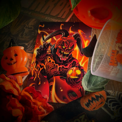 Halloween Horror Nights: Pumpkin Lord Mini Print