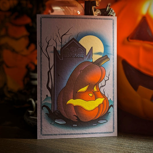 Petrified Pumpkin Mini Print