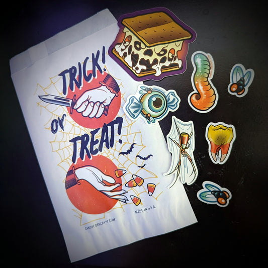Icky, Sticky Tricks n' Treats: Halloween 2022 Sticker Pack