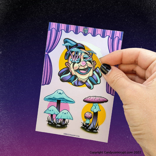 Fungeists at the Circus Sticker Sheet
