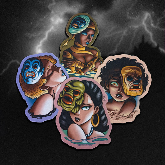 Universal Monster Ghouls Sticker Pack