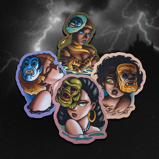 Classic Monster Ghouls Sticker Pack